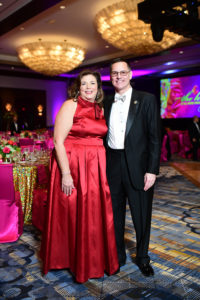 USTMardiGras2020_Melynda and Dr. Richard Ludwick, UST First Lady and President (Photo by Daniel Ortiz)