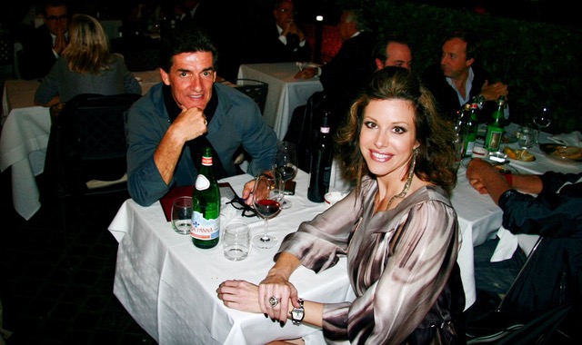 Dominique Sachse and Nick Florescu became engaged over a pasta dinner at Ristorante Dal Bolognese in Rome.