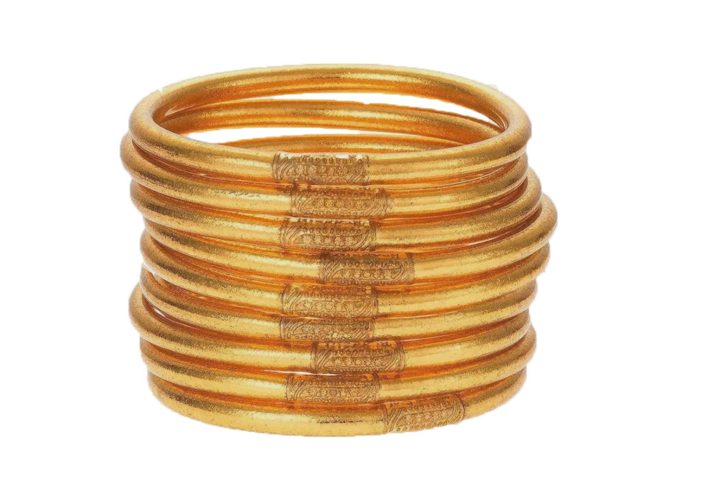 Pick up a set of lightweight, waterproof BuDhaGirl stacks at boutiques across Dallas, including DLM Supply in Oak Cliff, Talulah and Hess in Lakewood, and St. Michael’s Woman’s Exchange in Highland Park. (photo courtesy of vendor)