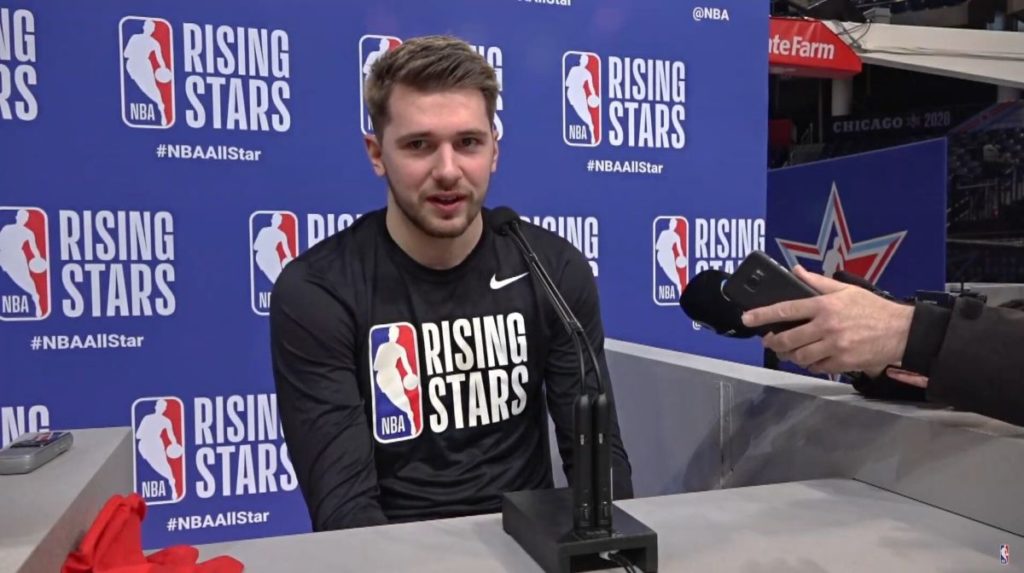 Luka Doncic Mavs NBA All-Star