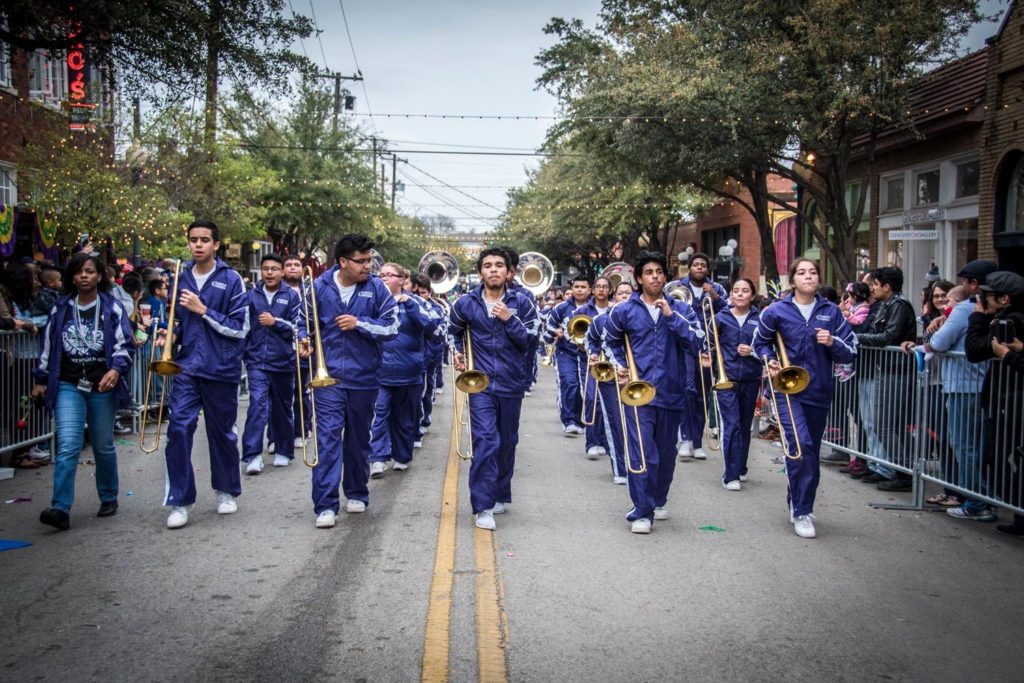 Attend the Oak Cliff Mardi Gras Parade this weekend.