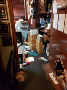 The crime scene at Frank’s Americana Revival