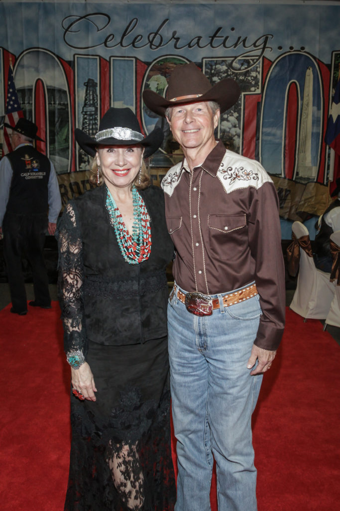 Denise Bush Bahr & Phillip Bahr at the 2016 Rodeo Houston steer auction.