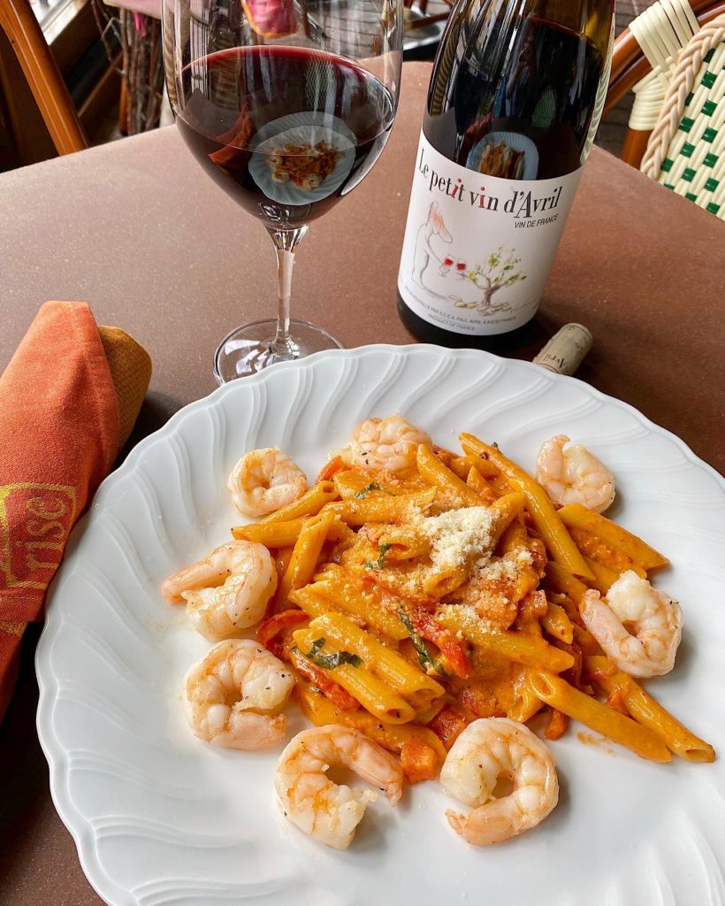 Rise is now offering a new take-out menu featuring pastas, soups, and salads. Courtesy of Rise