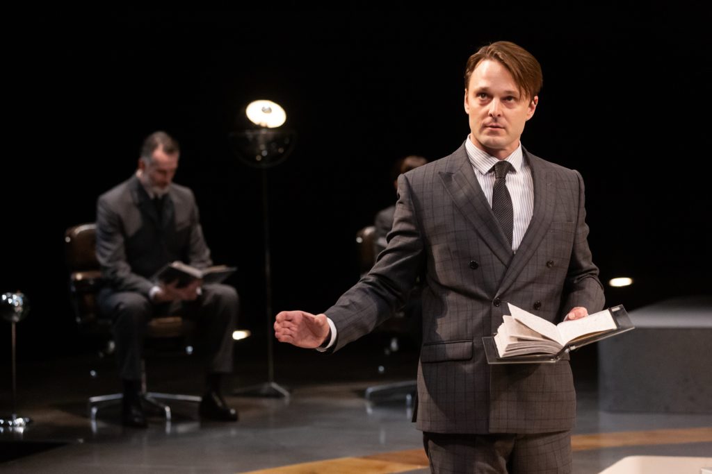 Todd Waite as 3rd Party Member,
and Jay Sullivan as 1st Party Member (Photo by Lynn Lane)