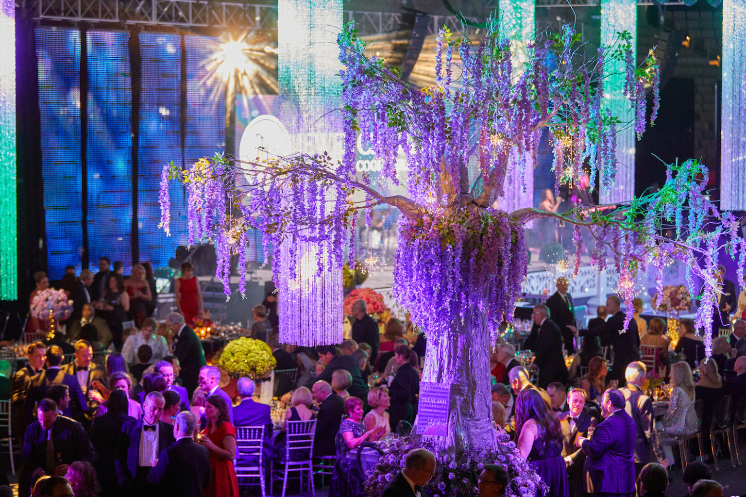 Jewel Charity Ball Transforms Fort Worth's Dickies Arena Into a Floral