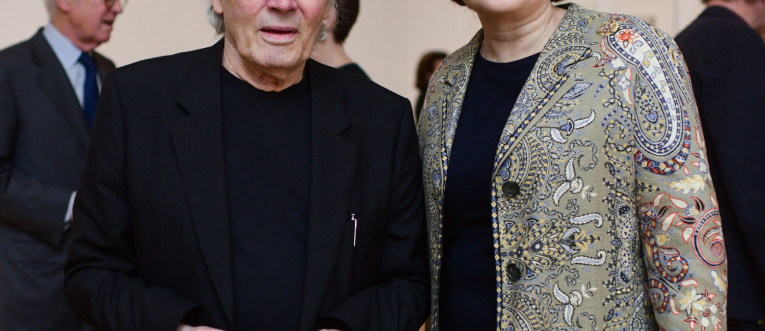 Brice-Marden-and-Rebecca-Rabinow (Photo by Daniel Ortiz)