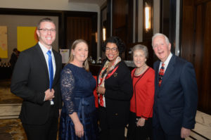 CIS of Houston COO Matt Garcia-Prats, CEO Emeritus Cynthia Briggs, Jan & David Redford (Jan: Gala Chair & CIS Board Member)