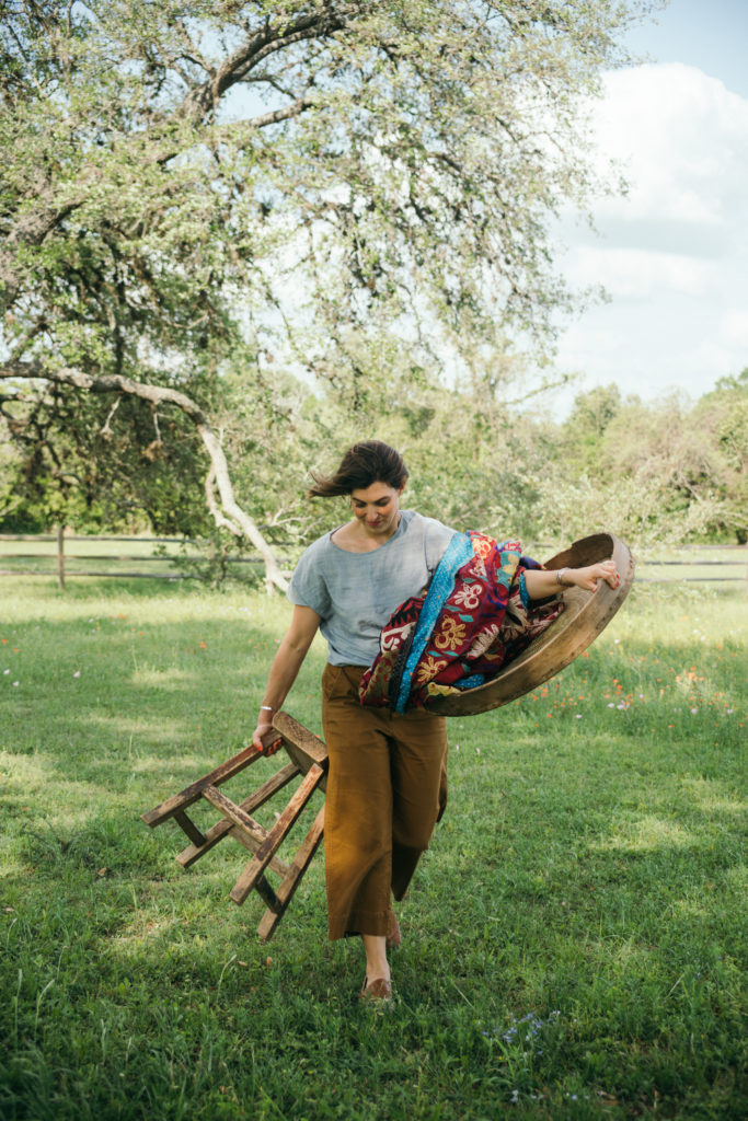 Courtney Barton usually has one of the most popular booths at The Arbors during the spring antique shows in Round Top.