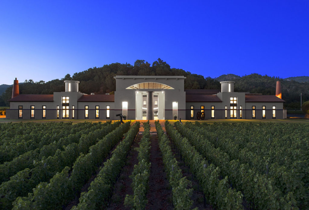 Clos Pegase night