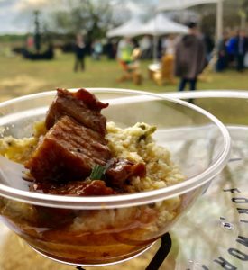 FWFWF pork belly and polenta (Photo by (Photo by Courtney Dabney).)