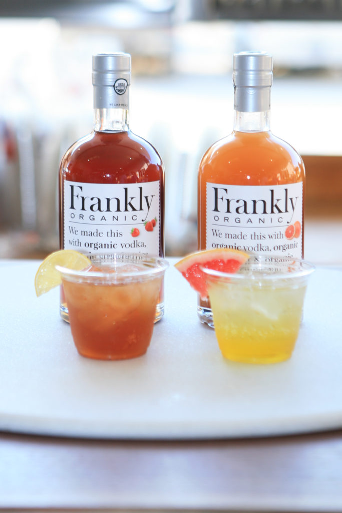 Frankly Organic Vodka fueled the cocktail cart. (Photo by Chris P. Bachman)