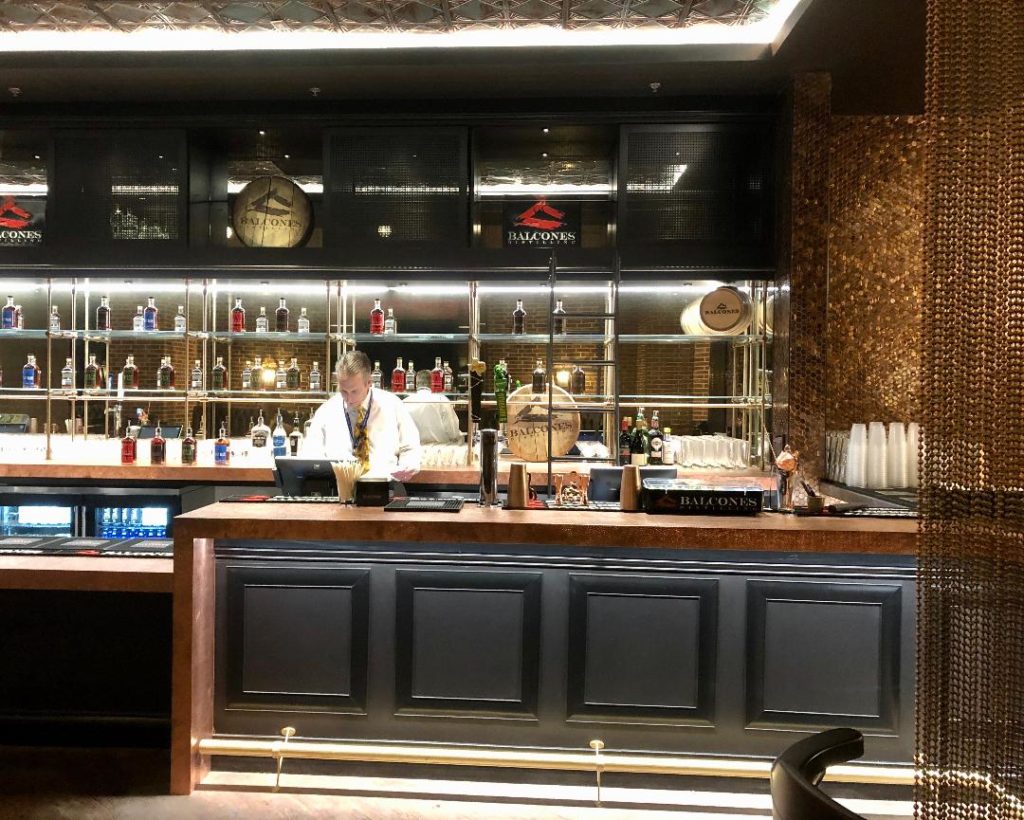 The bar at the sold out Balcones Speakeasy. (Photo by Courtney Dabney)