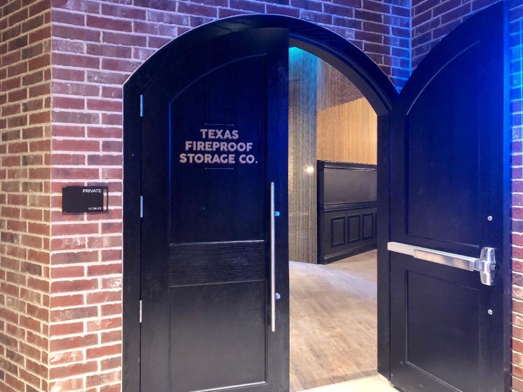 The not-so-secret entrance to the Balcones Speakeasy. (Photo by Courtney Dabney)