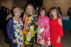Art in Bloom Gretchen Prater, Pattie Elliott, Lyn Reiter, Debbie Garrett (Photo by WJNPHOTO)