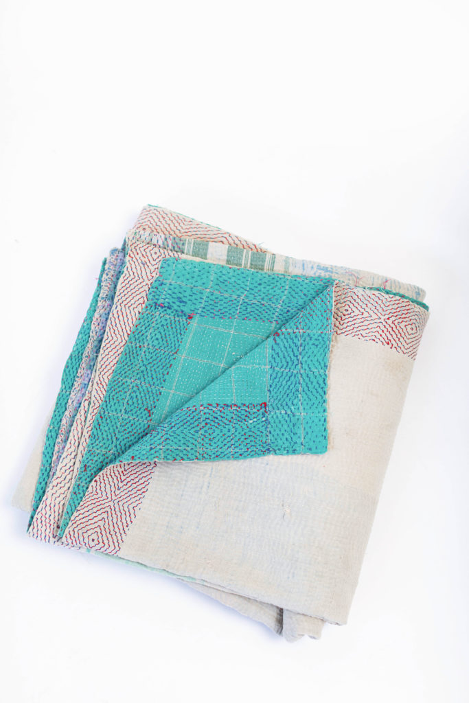 Courtney Barton's Round Top inventory has been uploaded to her website, like these Kantha quilts.