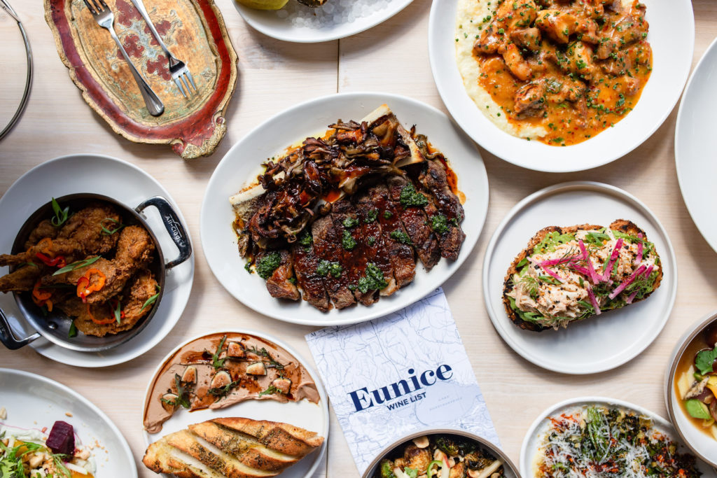 Eunice offers daily specials with 50 percent off of all wines.