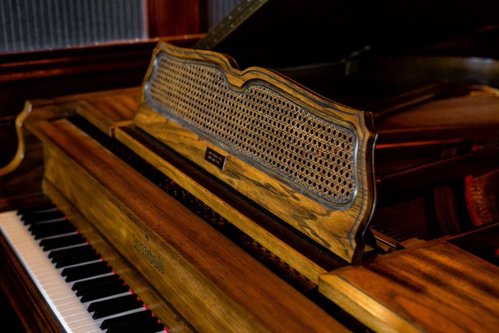 The baby grand piano will be populated Tuesday through Saturday in the tradition of Bobby Short and Steve Tyrell at The Carlyle.  (Photo by Kirsten Gilliam) 