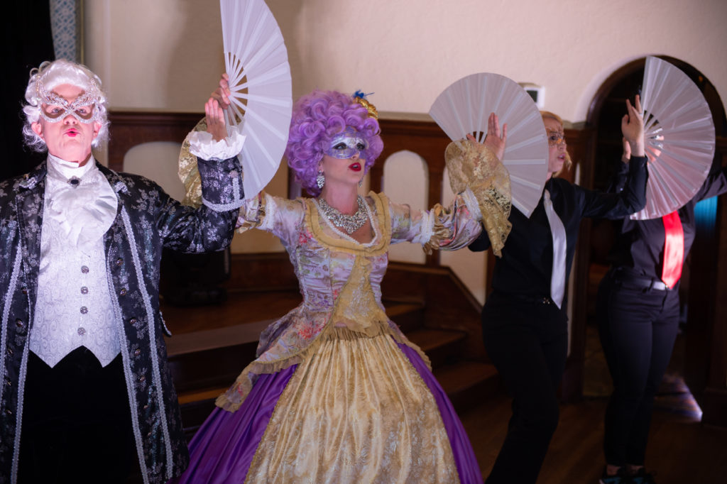 Singers from J&D Entertainment performing 'Masquerade'  (Photo by Priscilla Dickson)