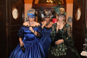 50th birthday party for Robert Pupelis Janice Berryman, Kathy Williams, Charlene Fisher (Photo by Priscilla Dickson)