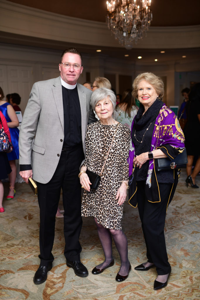 The Rev. Martin Bastian, Peggy Barnett, Ginger Blanton (Photo by Daniel Ortiz)