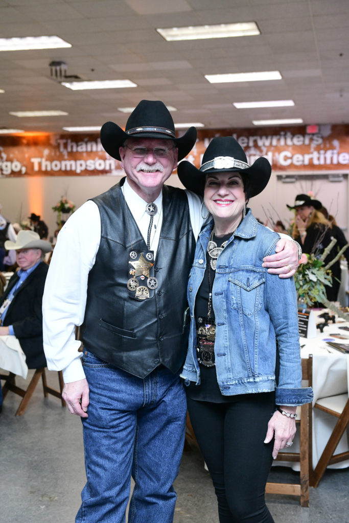Michael & Ellie Francisco at the 2019 steer auction