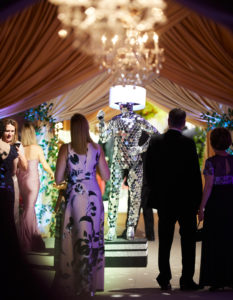 Mirrored jewel model (3) (Photo by Steve Wrubel)