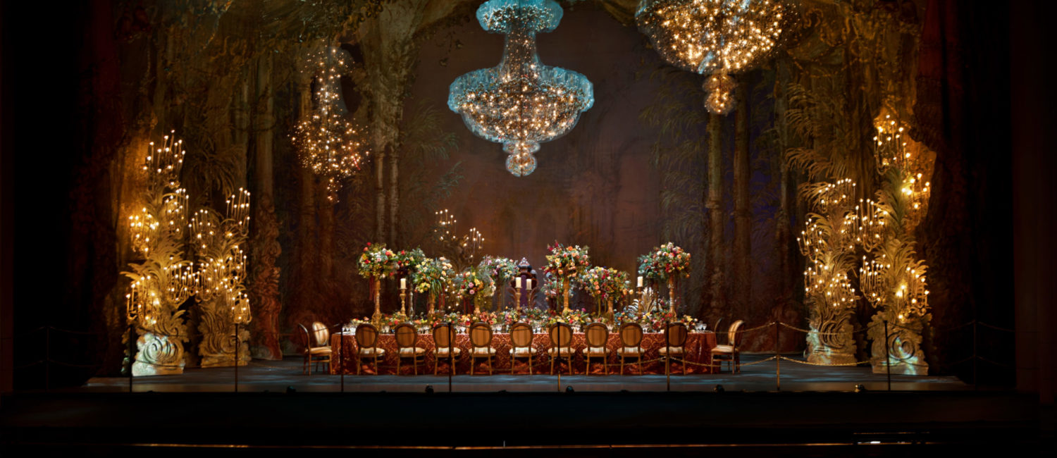 Wortham Theater Center Onstage dinner_Photo by Alida Bonifaz
