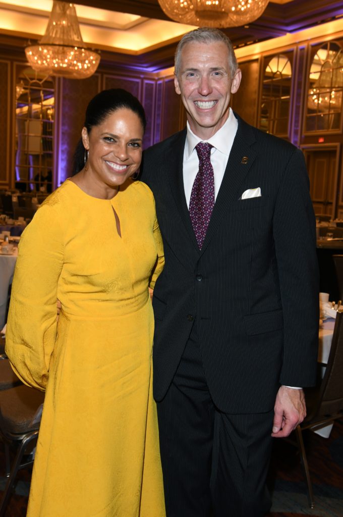 Soledad O'Brien and Ken Lambrecht, CEO of Planned Parenthood of Greater Texas (Photo by Kristina Bowman)