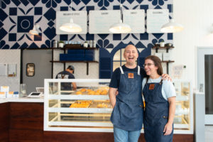 Kolache Shoppe Owners Randy and Lucy Hines (Photo by Carla Gomez)