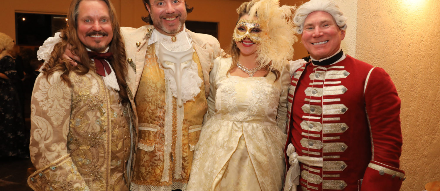 50th birthday party for Robert Pupelis Rob Pupelis, Cody Mortensen, Heather Smith, Joel Sprott (Photo by Priscilla Dickson)