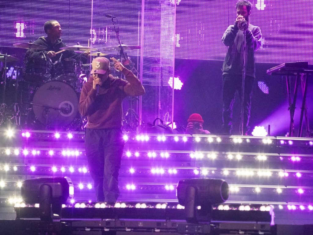 This Rodeo show was clearly a big deal to Chance the Rapper.