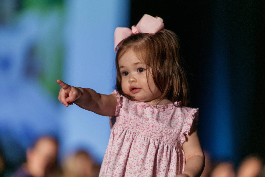 Dondola, The Tot, Layette, St. Bernard, and more fashions were modeled by students of The Ashford Rise School of Dallas.