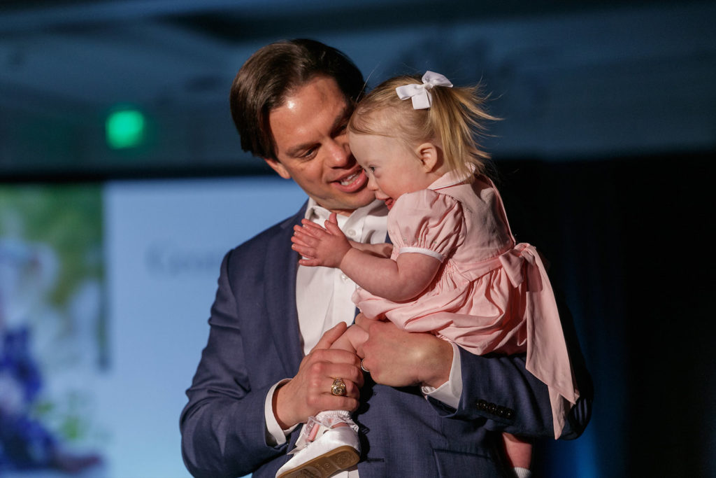 Runway for Rise models were students of The Ashford Rise School of Dallas, and accompanied by father figures. 