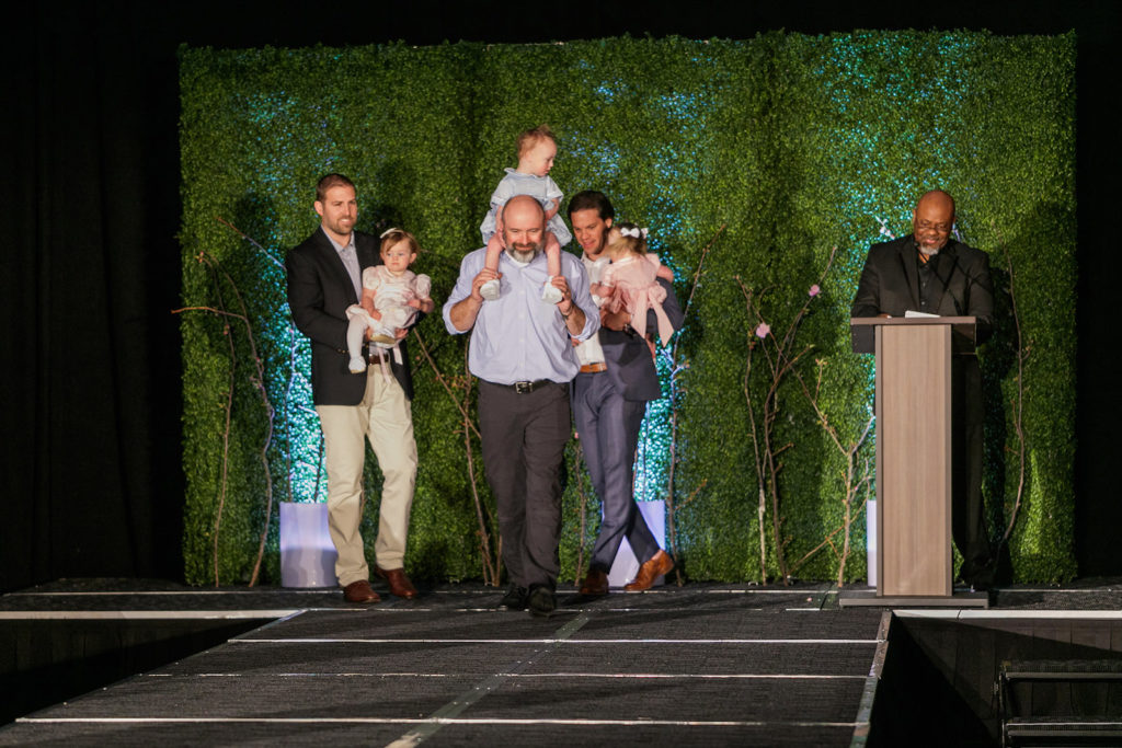 Runway for Rise models were students of The Ashford Rise School of Dallas, and accompanied by father figures. 