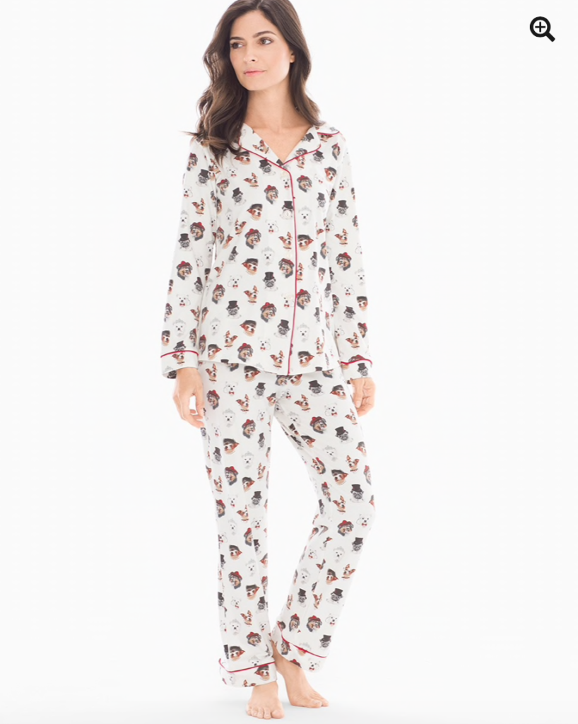 BedHead Knit Cotton-blend pajama set 'Dignified Dogs' on sale online from $140 to $99