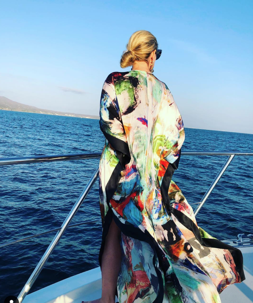 Greggory Burk very fashionably whale watching. (Courtesy photo)