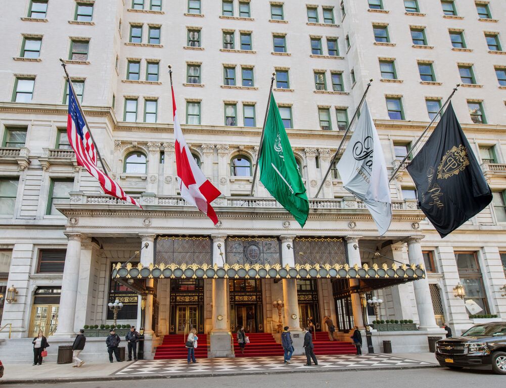 The iconic Plaza Hotel a place to call home.  (Photo courtesy Douglas Elliman)