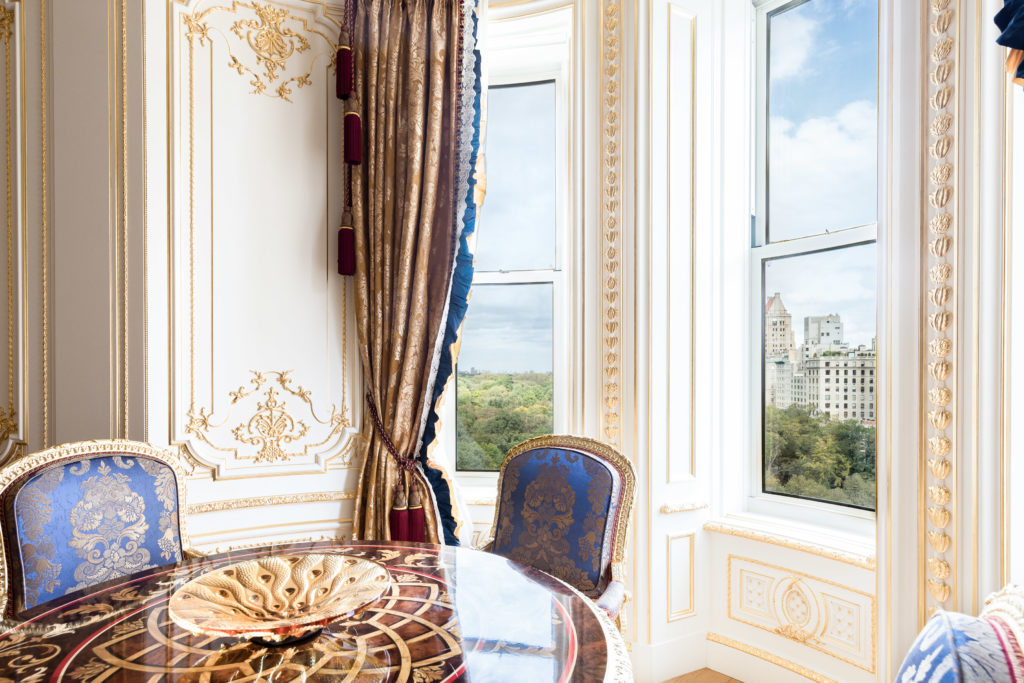 Particularly appealing in the condo is the iconic turret which overlooks Central Park South. (Photo courtesy Douglas Elliman) (Photo by Douglas Elliman )