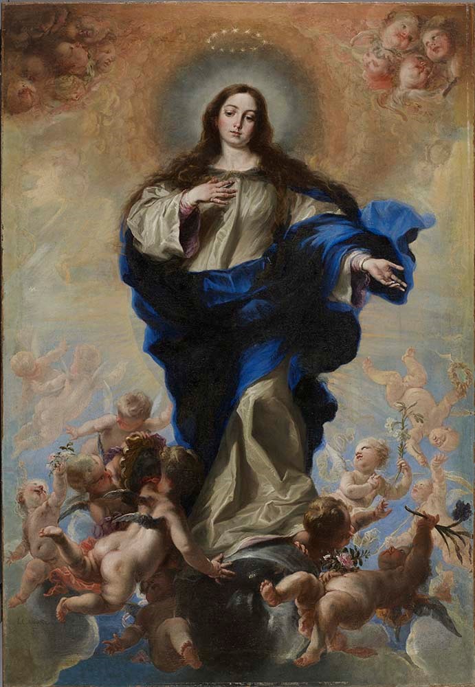 Juan Carreno de Miranda, "Virgin of the Immaculate Conception," 1670, oil on canvas, the Hispanic Society of America
