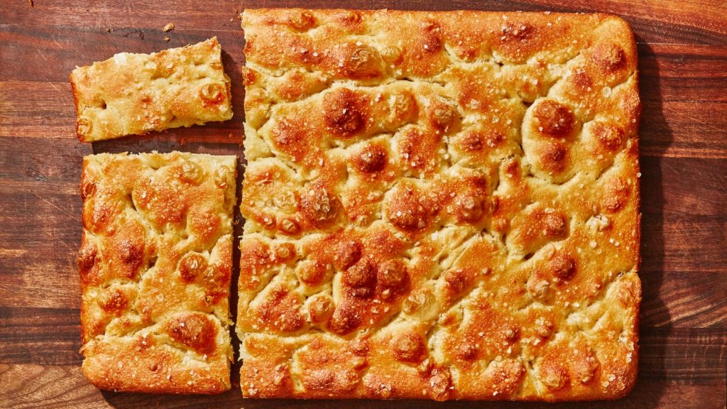 With more time at home, you can now make delicious recipes – like this focaccia bread from Bon Appetit. (Photo by Alex Liu)
