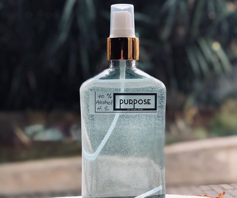 pink pedi hand sanitizer