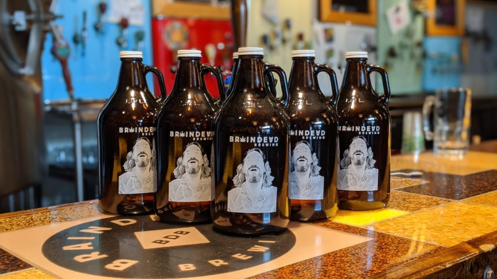 Get a growler or crowler to go from BrainDead Brewing. (Courtesy of BrainDead)