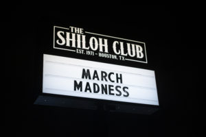 With area bars ordered closed to help contain the spread of the coronavirus, there will be no March Madness from the cancelled college basketball tournament at the Shiloh Club in the Houston Heights (Photo by F. Carter Smith)