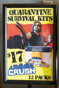 A local brewery was offering quarantine survival kits consisting of a dozen local IPA beers after the outbreak of Covid-19 (Photo by F. Carter Smith)