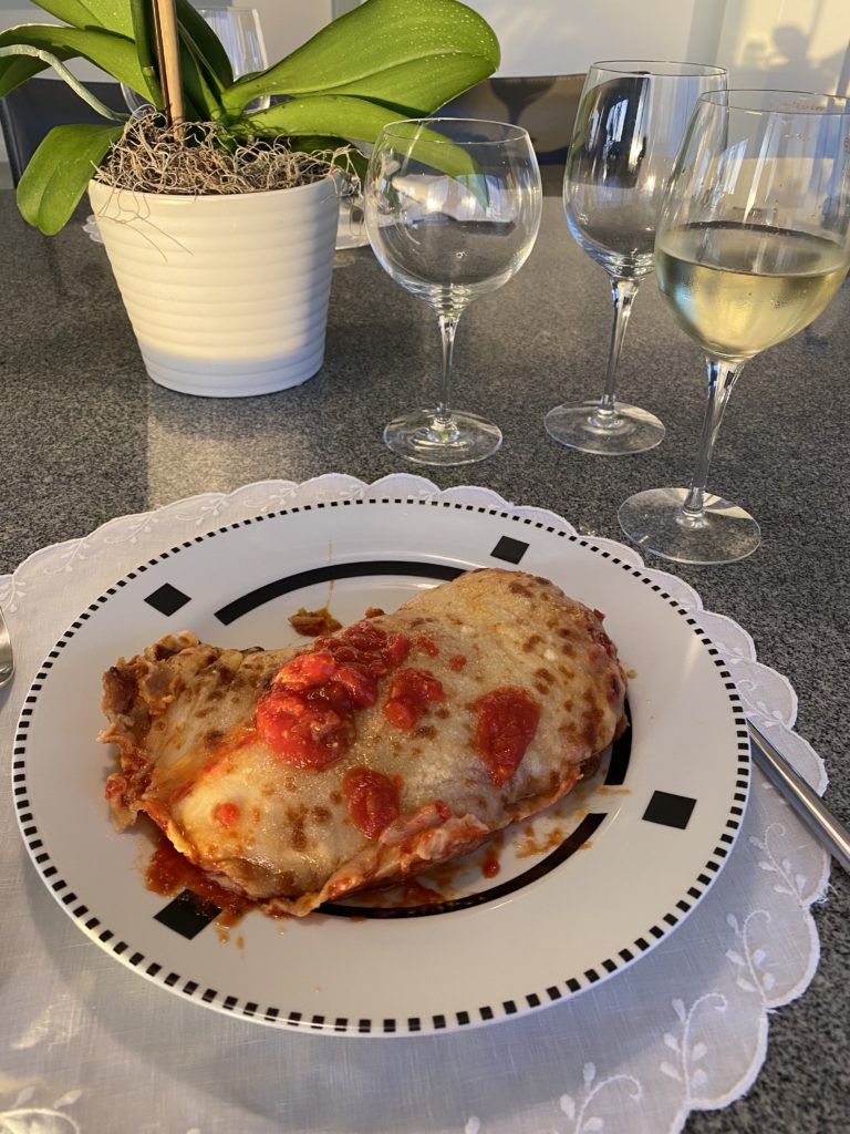 Chicken Parmesan from Tony's to-go menu.