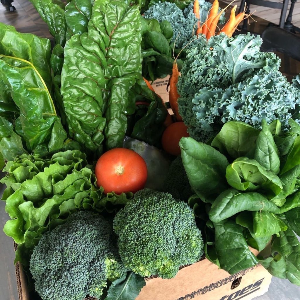 Beautiful produce is sold farmer's market style at Dish Society. (Photo by Courtesy Dish Society)