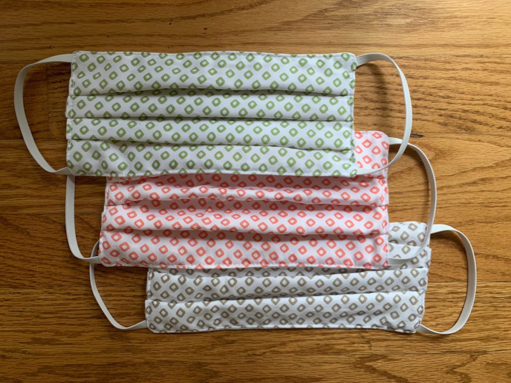 Reusable protective face masks made by Peacock Alley are $40 for a pack of four, and $80 for a pack of eight.