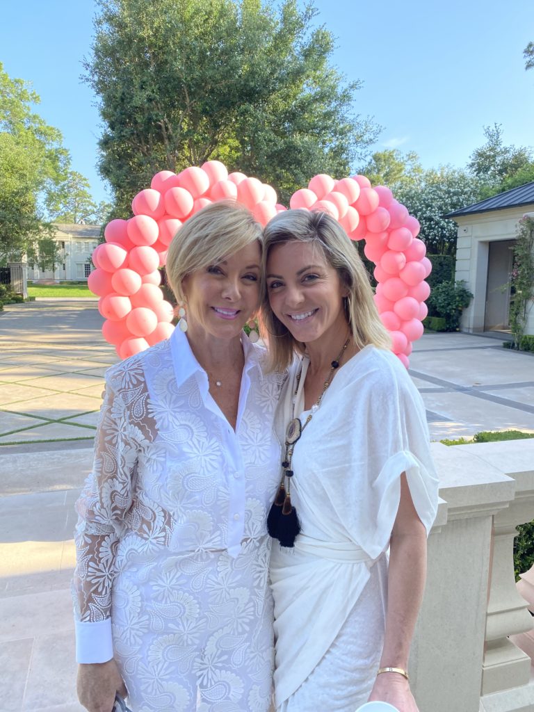 Birthday girl Sheridan Williams and her daughter, Kirsten Nix, the force behind the drive-by birthday celebration.