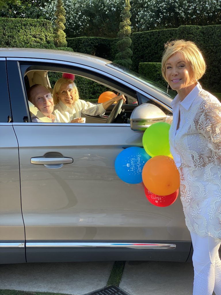 George & Bonner Ball congratulate Sheridan Williams on her birthday.